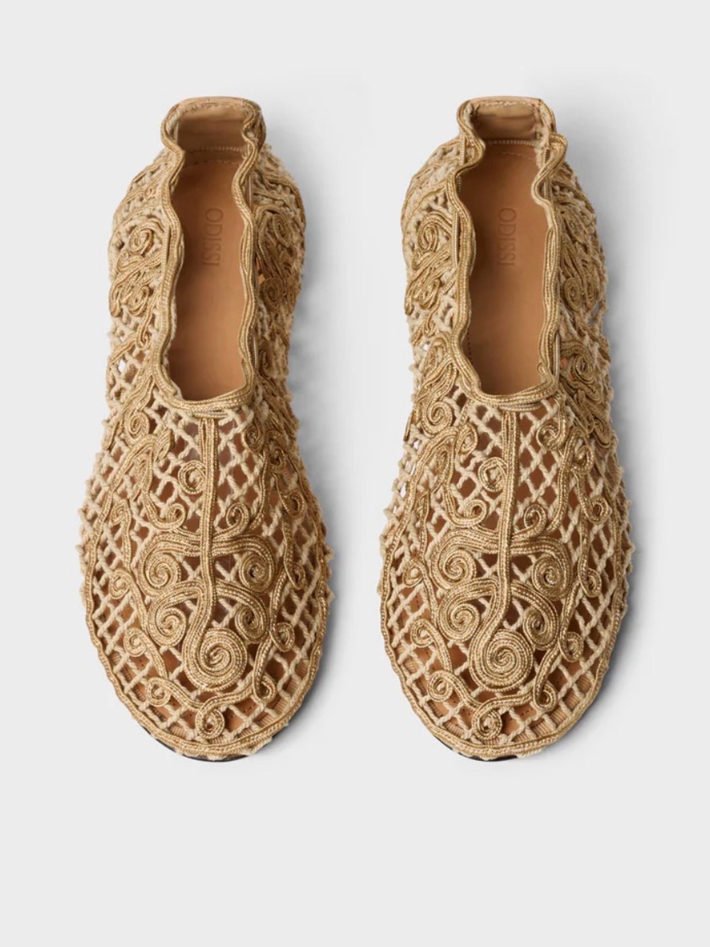 Odissi Iris crochet flat size 41